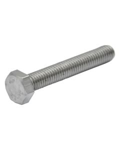 Stainless steel bolt, M6x30 mm, DIN933 AISI304 A2, Bag 20
