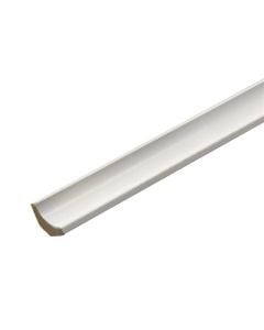 Pine scotia, white painted 23x23x240 cm FSC