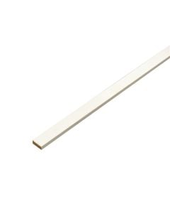 Pine stripwood, white painted 7x18240 cm FSC