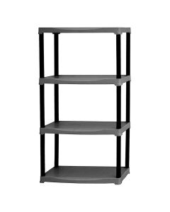 Plasstik shelf, eco-polypropylene, with 4 shelf, 700x300xH 1330 mm