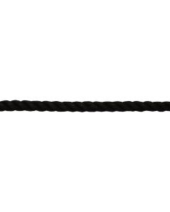 Rope polyester, Ø14mm, 100% black, for use in water, sea rope, ideal for anchoring and other uses, rolle 100ml +/- 10%