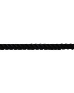 Rope polyester, Ø18mm, 100% black, for use in water, sea rope, ideal for anchoring and other uses, rolle 100ml +/- 10%