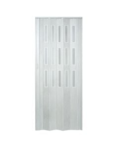 Folding door, PVC, with lock, 87x200 cm,