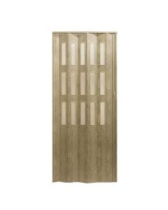 Folding door, PVC, with lock, 87x200 cm,