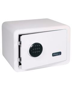 Safe for Home and office, Vintage blanca, Electronic & Key, 250 x 350 x 280 mm, 17Lt