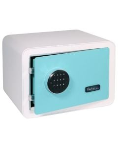 Safe for Home and office, Vintage blanca, Electronic & Key, 250 x 350 x 280 mm, 17Lt