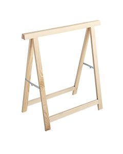 Solid pine wood STANDARD trestle, section wood 40x17mm, resistance 400 kg, untreated, 74 x 37 x 73.5 cm
