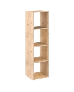 Solid pine wood 4 cubes , thickness 16 mm, untreated, 140 x 33 x 36.2 cm