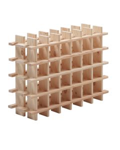 Pine wood wine rack, thickness 17 mm, nº 24 bottles, 54 x 22 x 75 cm