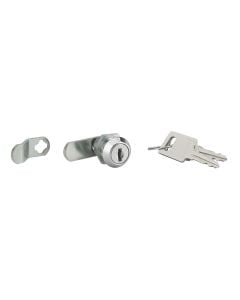Lock 17.5mm, for metal cabinets/classifiers