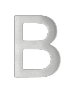 letter with stickers B stainless steel H.76mm