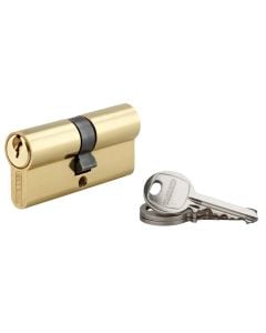 Cylinder brass, with 3 keys, 35x35mm