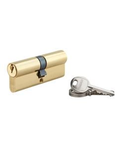 Cylinder brass, with 3 keys, 40x40mm