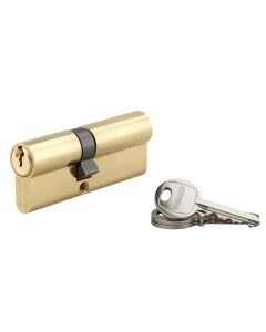 brass cylinder, with 3 keys, 35x45mm