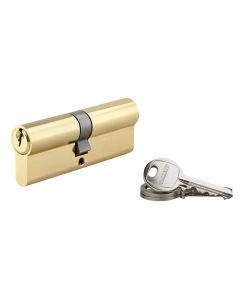 brass cylinder, with 3 keys, 40x45mm