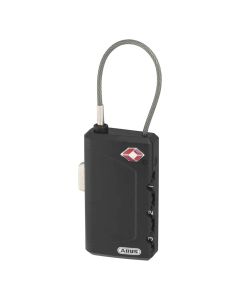 Abus padlock, 148TSA/30 B, compact body made of plastic, special hard steel hack, with numerical combination
