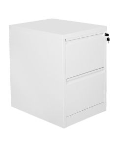 File cabinet with 2 drawer, RAL 7035, H720 x W460 x D620