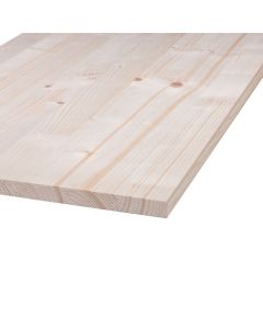 Spruce solid wood panel, 18 x 400 x 2000 mm