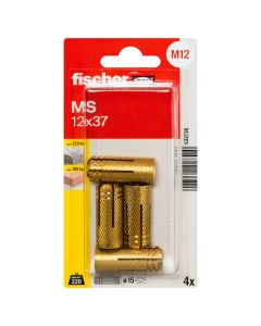 fischer Brass fixing MS 12 x 37 K SB-card