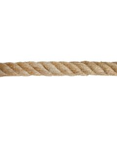 Jute knitting  rope natural, Ø22mm, for decorative and binding use, coil 200ml +/- 10%