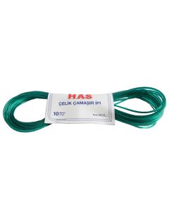 Steel wire + pvc, clothesline has 10ml