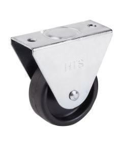 Fixed wheel, without brake, metalic/plastic, Ø 50 mm