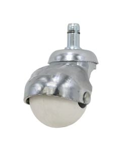 Rotary wheel, without brake, metalic/plastic, Ø  50 mm