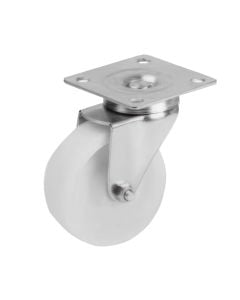 Rotary wheel, without brake, metalic/plastic, Ø  74 mm