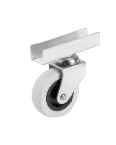 Rotary wheel, without brake, metalic/plastic, Ø  52 mm