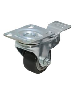 Rotary wheel, without brake, metalic/plastic, Ø  40