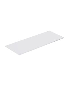 Shelf, glass, 450x6x120mm, white