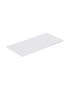 Shelf, glass, 400x6x150mm, white