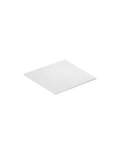 Shelf, glass, 250x6x250mm, white
