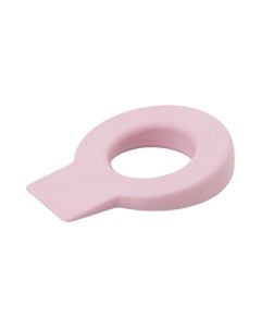 Doorstopper "lock" - rubber - 64x82x15mm - pink