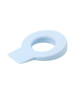 Doorstopper "lock" - rubber - 64x82x15mm - blue