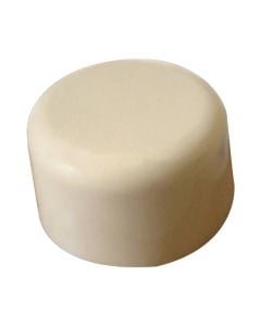 Doorstopper - abs - 46x46x20mm - transparent oak/beige