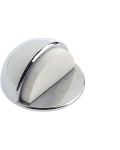 Doorstopper - zamak - 45x45x25mm - polished chrome
