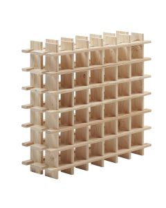 Modular Rioja bottle rack in pine wood for 36 bottles