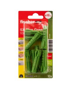 fischer expansion anchor SX Plus Green 10 x 50, 10Pc