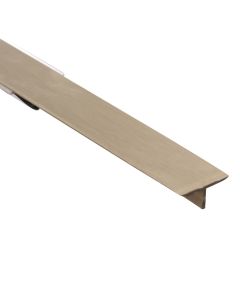 Splashback trim, plastic, shiny aluminium cover,