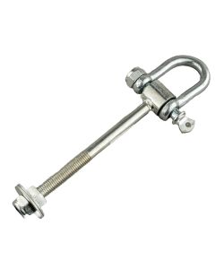 Swing mounting with a squared clamp D120mm