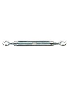 Turnbuckle din 1480 electro galvanized eye / eye, 10mm, 3/8mm