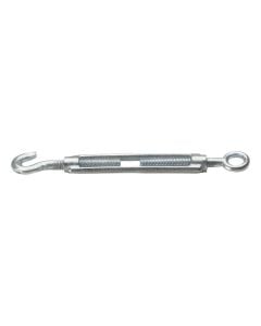 Turnbuckle din 1480 electro galvanized eye / hook, 12mm, 1/2mm