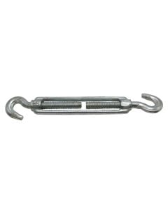 Turnbuckle din 1480 electro galvanized hook / hook, 10mm, 3/8mm