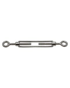 Turnbuckle din 1480 inox aisi 316 eye / eye, 6mm, 1/4mm