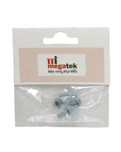Wire rope clip din 741 electro galvanized, 5mm, 24x24mm