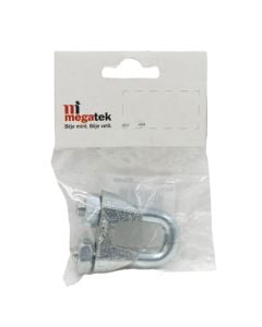 Wire rope clip din 741 electro galvanized, 14mm, 57x46mm