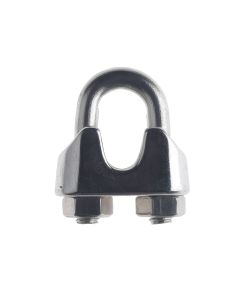 Wire rope clip din 741 inox aisi 316, 6mm, 28x26mm