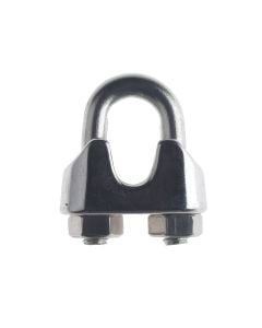 Wire rope clip din 741 inox aisi 316, 10mm, 42x37mm