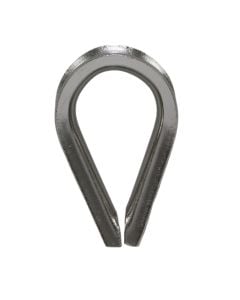 Thimble stainless steel, 12mm, 66x42x26mm